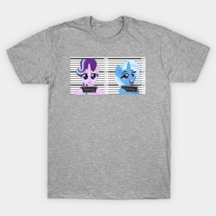 Barbie mugshot Starlight Glimmer and Trixie T-Shirt